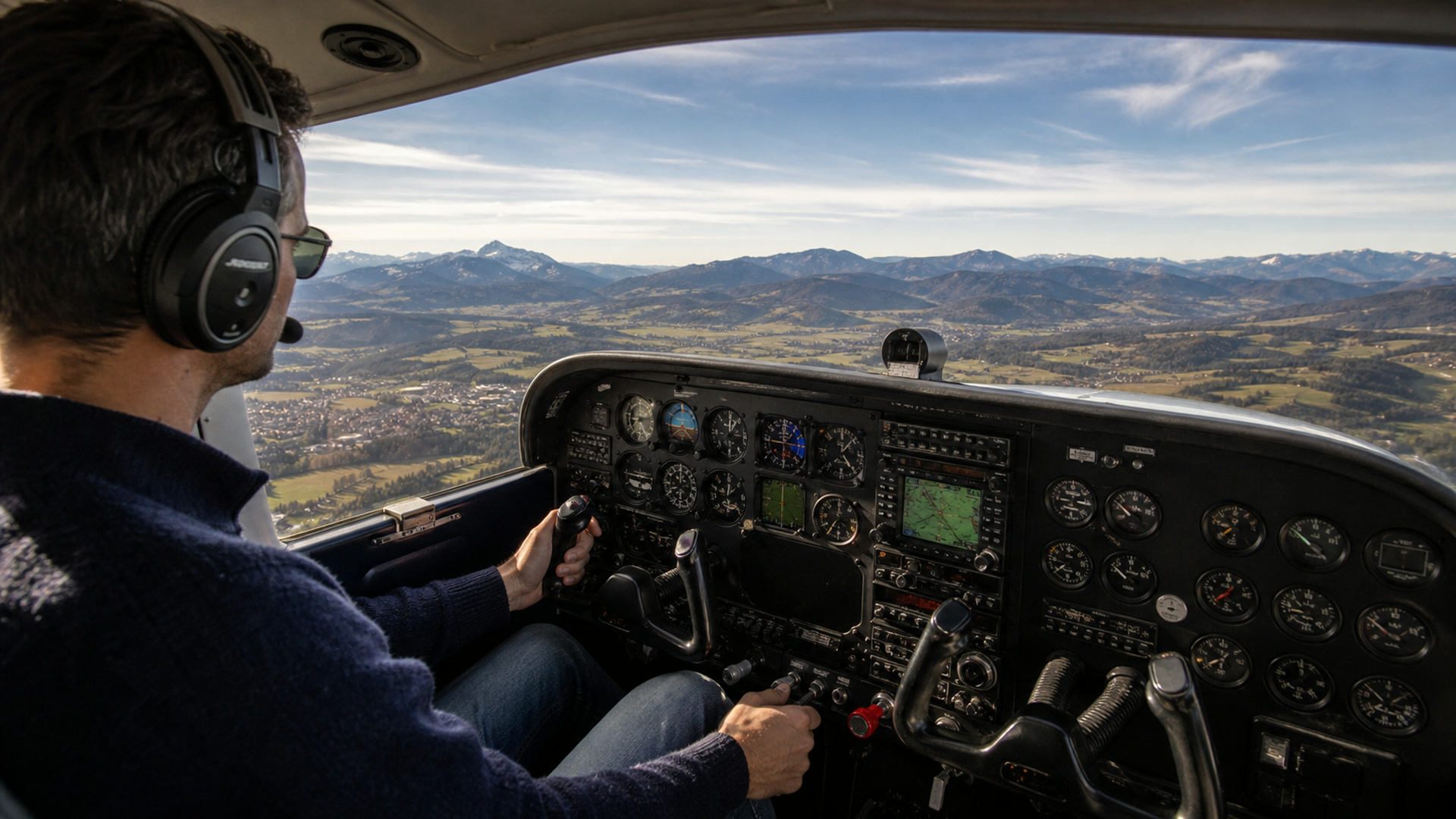 Einmotoriges Flugzeug für die PPL-Ausbildung